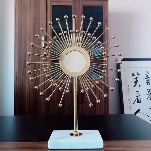Model room hotel club metal sunglasses ornaments modern simple living room restaurant decoration crafts