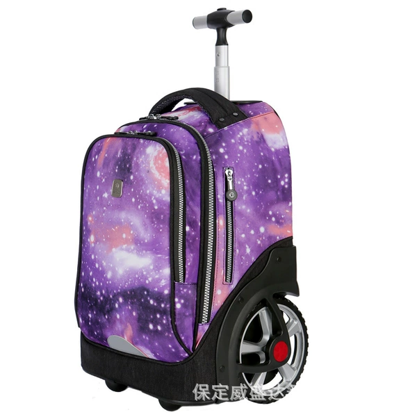 Purple starry sky