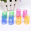 Cat color plastic spring cat toy beating cat toy ball self -pet products factory cross -border explosion