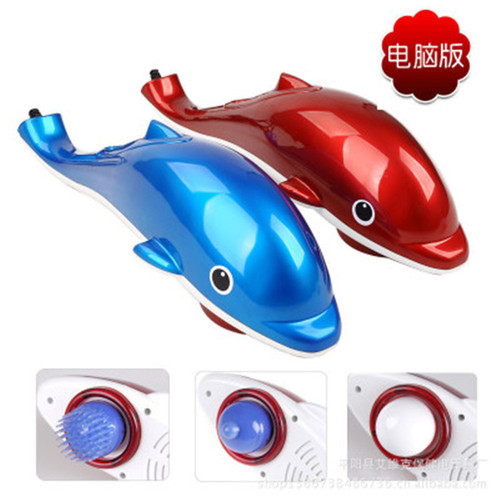 Wholesale dolphin massager multifunctional massage stick electric full body massage hammer high power full body vibration massage stick
