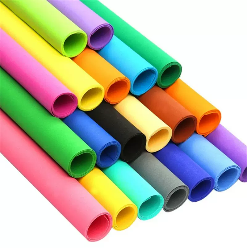 厂家直销彩色环保儿童eva材料书本 画画海绵EVA泡绵防水贴纸材料