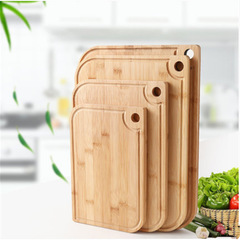 Solid wood cutting board household multifunctional cutting board bamboo wood children's cutting board rolling panel cutting board kitchen chopping board chopping board
