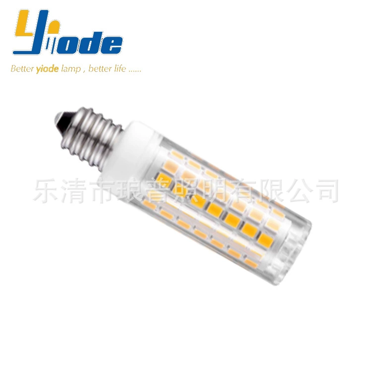[Трансграничный] E12E14 винт 120/220V2835 патч Стробоскопическая затемняемая керамическая светодиодная кукурузная лампа