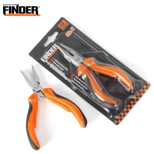 Discoverer Hardware Tools DIY Hand Pliers Multi-functional Grind Cut Bending Tips Pliers 4.5 Inches Jewelry Mini Pliers