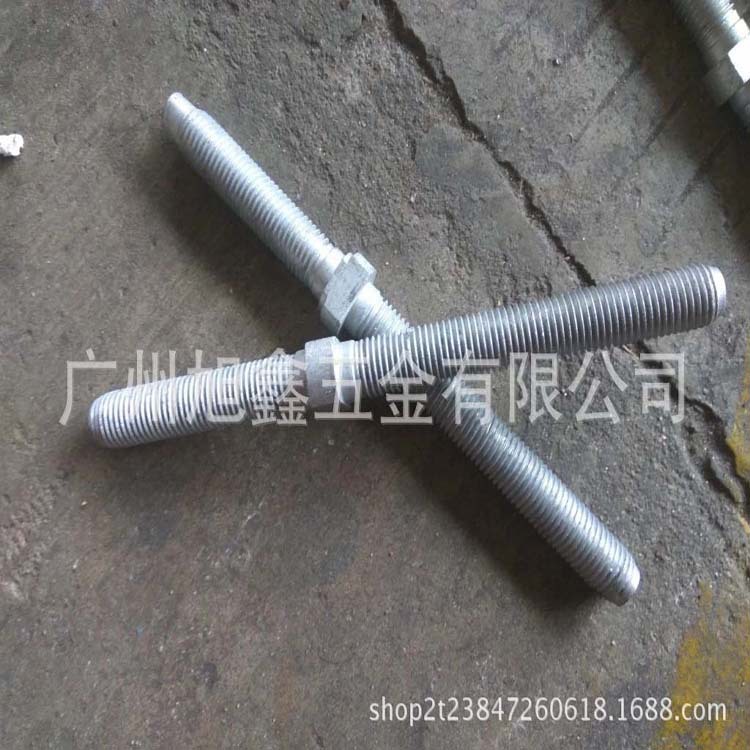 广州热镀锌异型双头螺栓   热浸锌双头螺栓  南异型双头螺栓