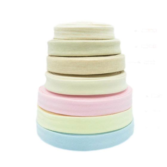 Non-ironing color cotton cotton wrapping strip can be made at will a roll-up batch of non-fluorescent agent spot default 3.8cm