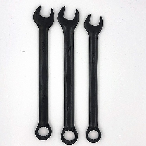 Factory Direct Sales Metric Dual-Function Wrench 8-24 Dual-Function Wrench Set, SAE Size, Black Dual-Function Wrench