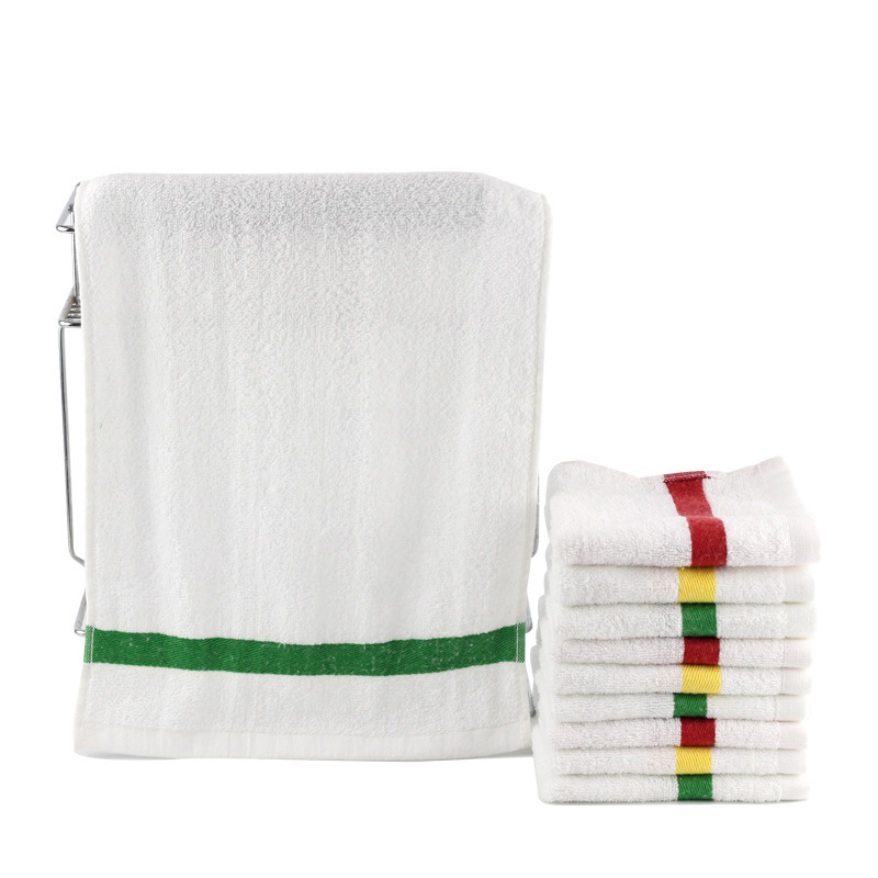 Pure Cotton Colorful Stripesd Towel Printing 28*46 Export Bar Towel Custom Bath Pedicure Disposable White Towel Pure Cotton Colorful Stripesd Towel Printing 28*46 Export Bar Towel Custom Bath Pedicure Disposable White Towel