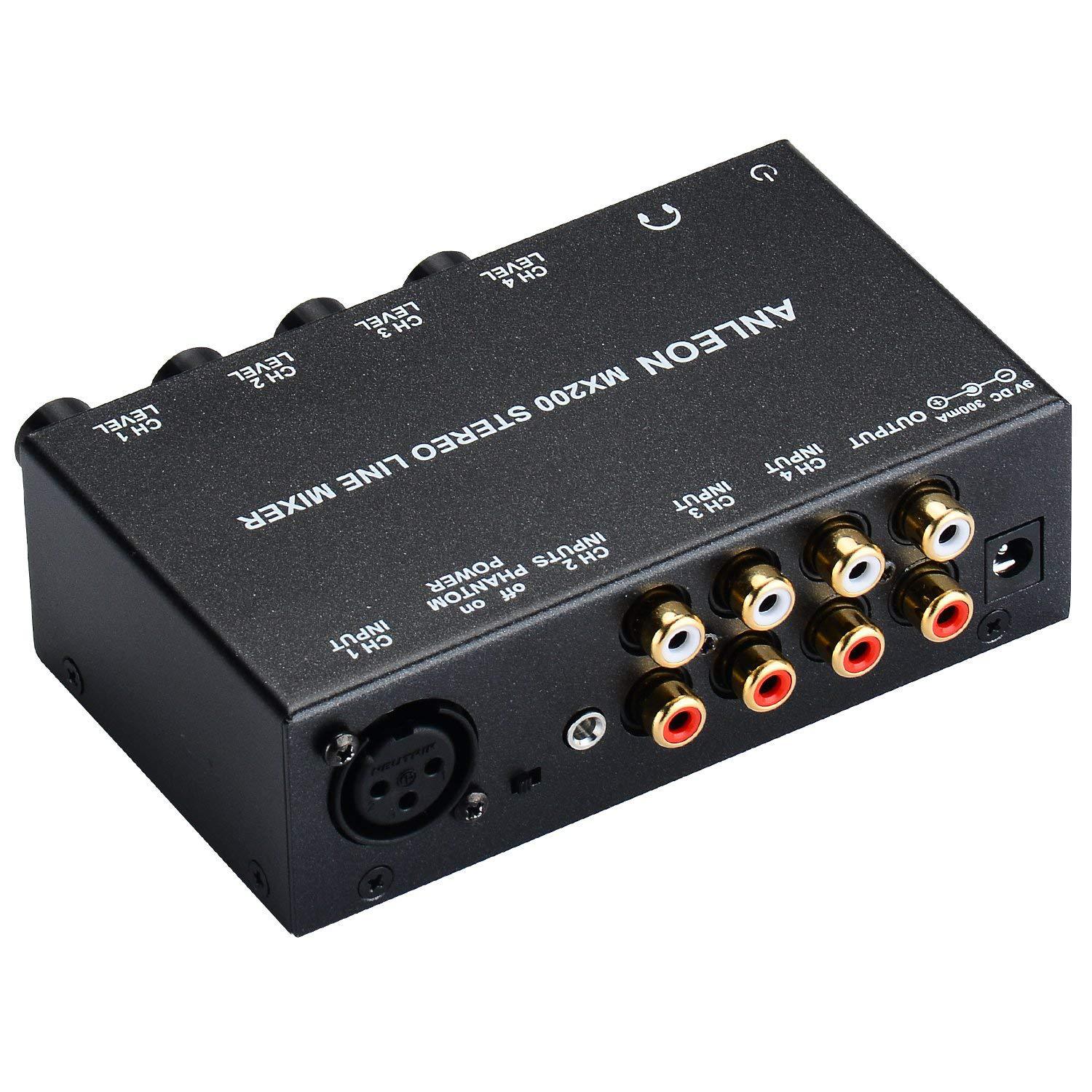 ANLEON MX200 RCA 미니 믹서