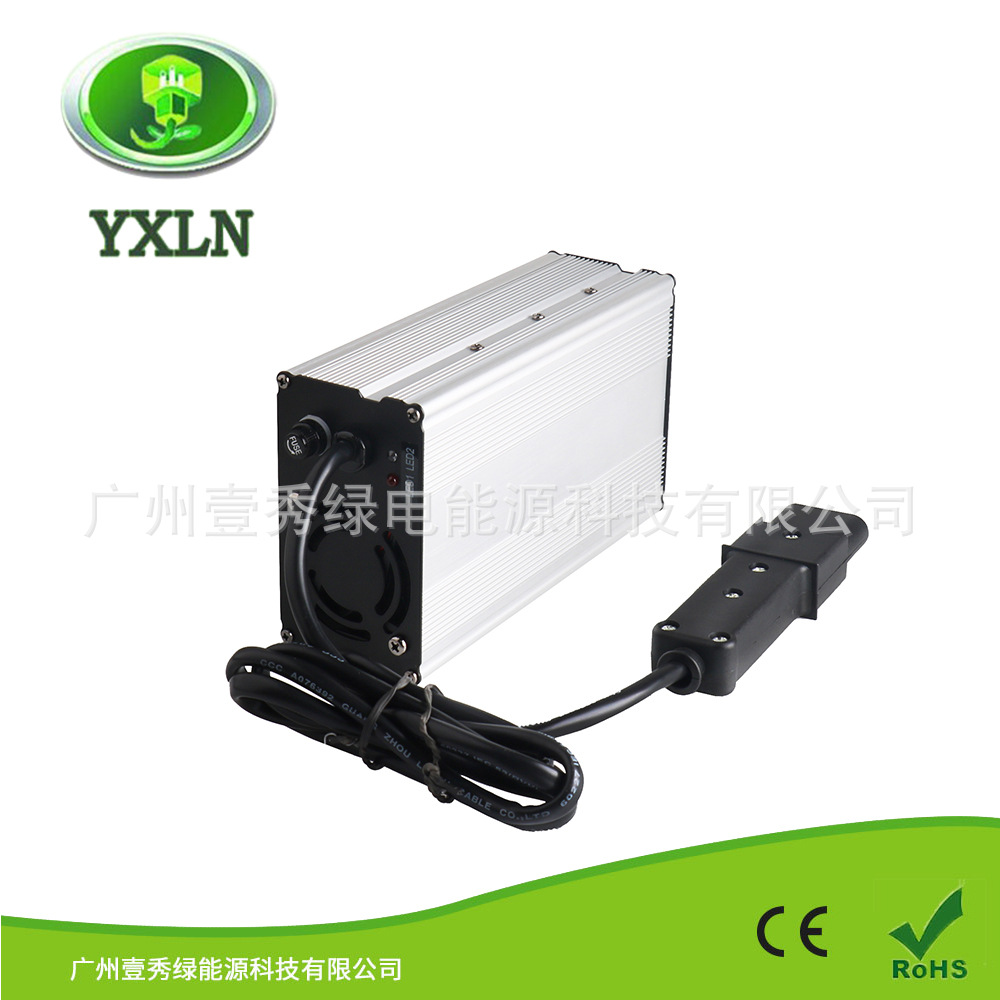 壹秀充电器36V12A铅酸智能电池组恒压恒流雅马哈接头电池充电器