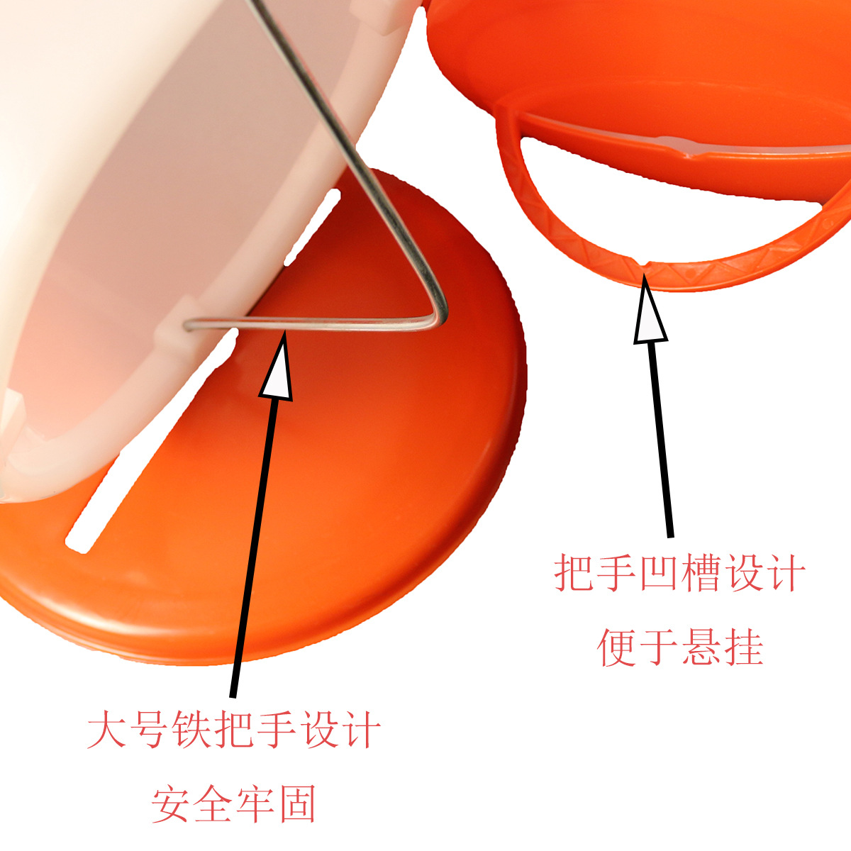 Cubo de alimentación de la torre extra grande engrosada Cubo de alimentación de pollo equipo de cría equipo de pollo pato ganso Cubo de alimentación