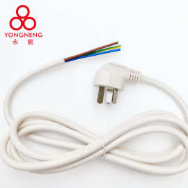 220V 电源线 1.8米白色2.5平方电线三芯软线2.5mm电线2.5平方三线