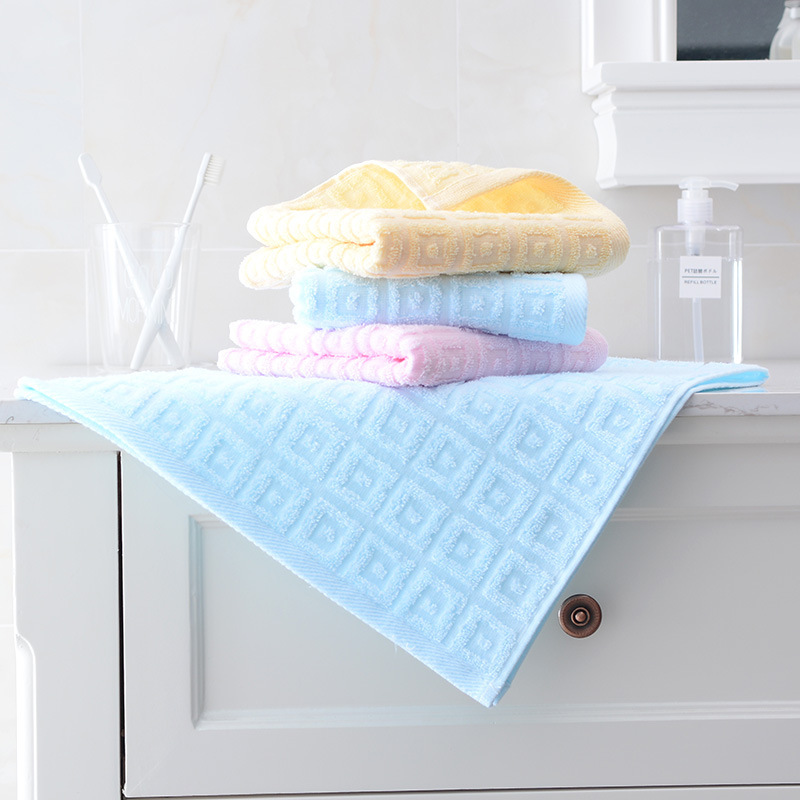 Jieliya towel 6415 waffle towel pure cotton absorbent towel household summer thin face towel wholesale direct supply