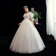Wedding Dress 2022 New Korean-style Slim-fit Bride Wedding Yarn Large Size Lace Photo Studio Wedding Dress for Small H26