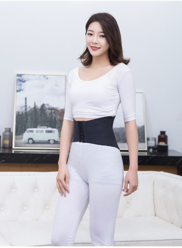 Gold Velvet Knit Belt with Adjustable Snap Hooks, Ultra-Soft and Thickened Warming Waist Support