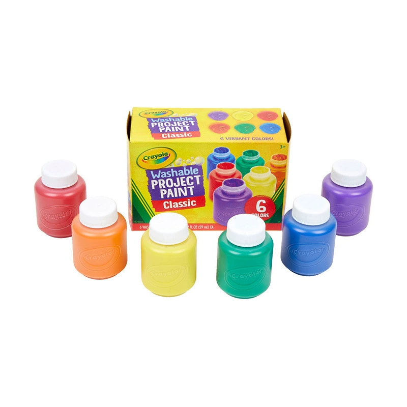 Crayola Erle 6 цветов 10-цветных детских красок 54-1205 54-1204