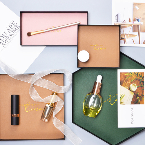 Morandi color tray geometric leather pad metal iron storage tray Nordic cosmetics sundry storage and organization