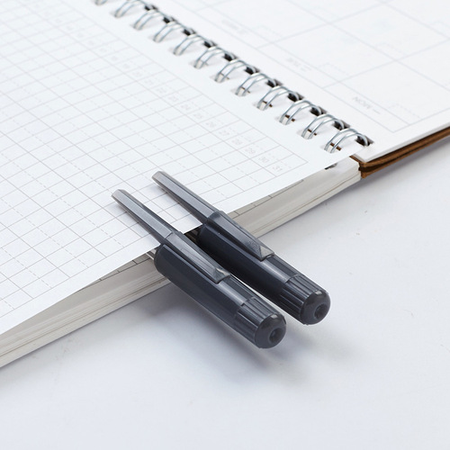 Monami leather fabric with silver decorative writing 01005 ballpoint pen