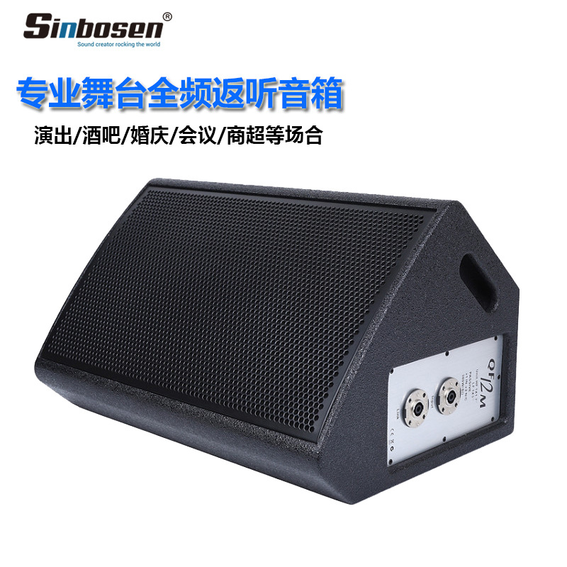 Altavoz de monitor activo de 15 pulgadas Volver a escuchar escenario de alta potencia Actuación al aire libre Grabación de bodas Monitoreo Audio profesional