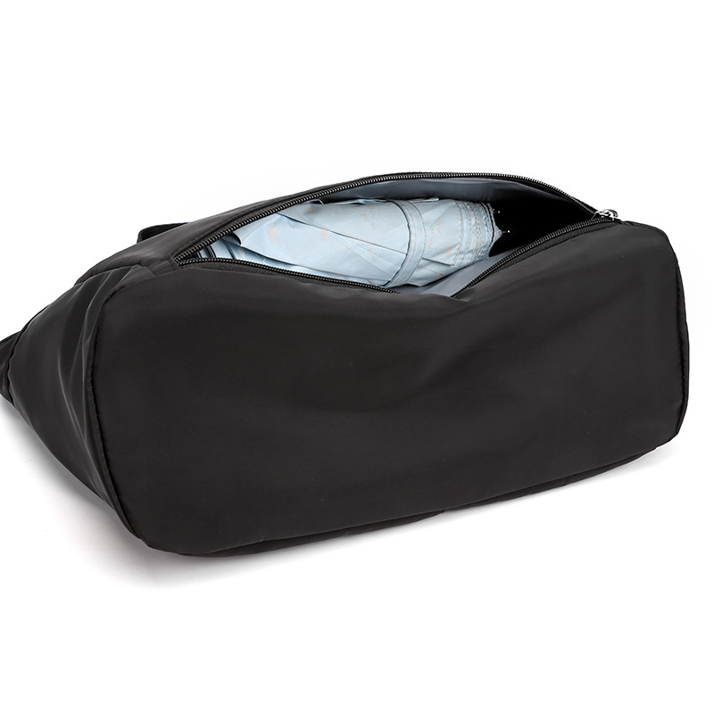 Directo de fábrica multi-compartimiento bolso de las mujeres natación yoga bolsa impermeable gran capacidad de nylon ligero bolso de hombro de tela