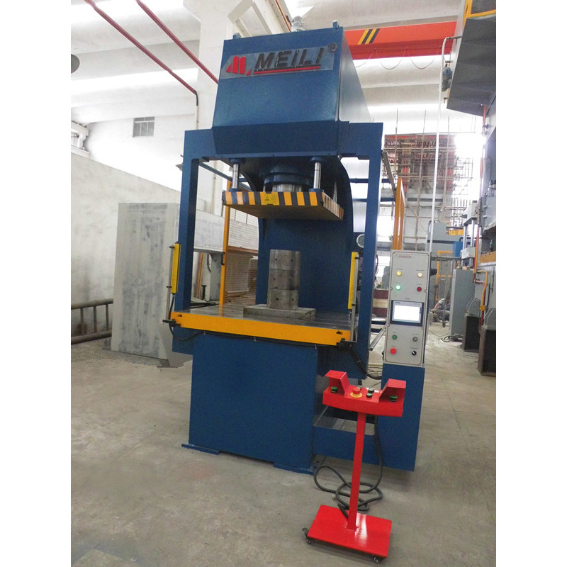 MEILI台式伺服单柱液压机金属拉伸成型压力机校直机伺服液压机
