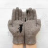 Knitted street keep warm gloves, European style, Amazon