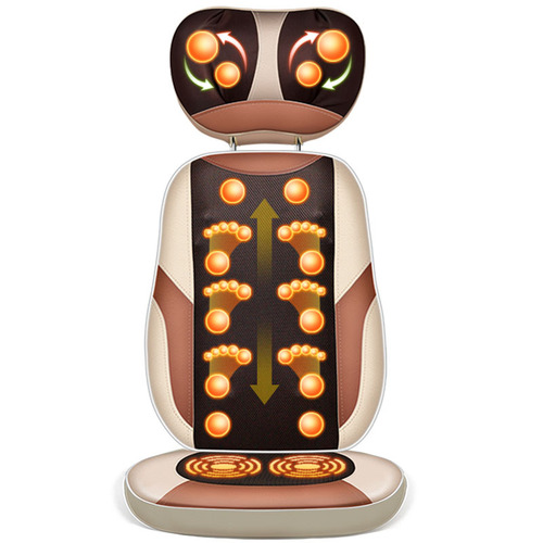 Cross-border cervical massager instrument neck waist back massage pad household massage pillow multifunctional cushion chair pad 