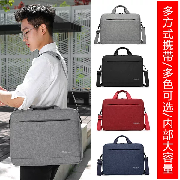 New shoulder portable 15.6 inch computer bag wholesale logo a generation of gifts prizes