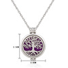 Aromatherapy, necklace, pendant stainless steel, accessory, European style, wholesale