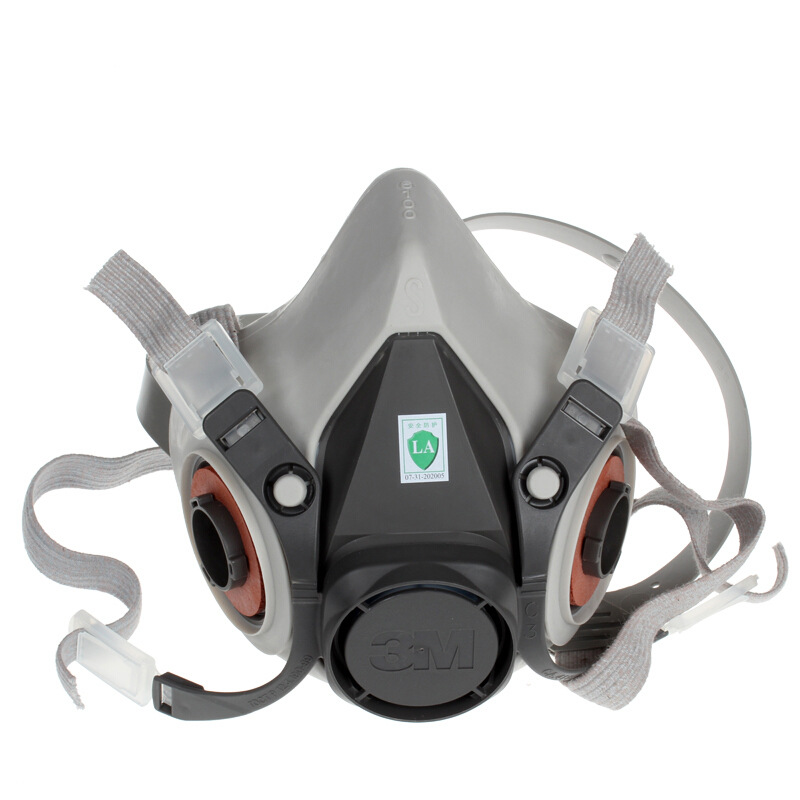 3M6200 + 2097 máscara de polvo anti-partículas y vapor orgánico olor a prueba de polvo traje de protección de tres piezas