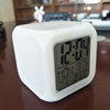 Cross -border alarm students dedicated alarm clock students with voice clock colorful light light electronic alarm clock quiet alarm clock