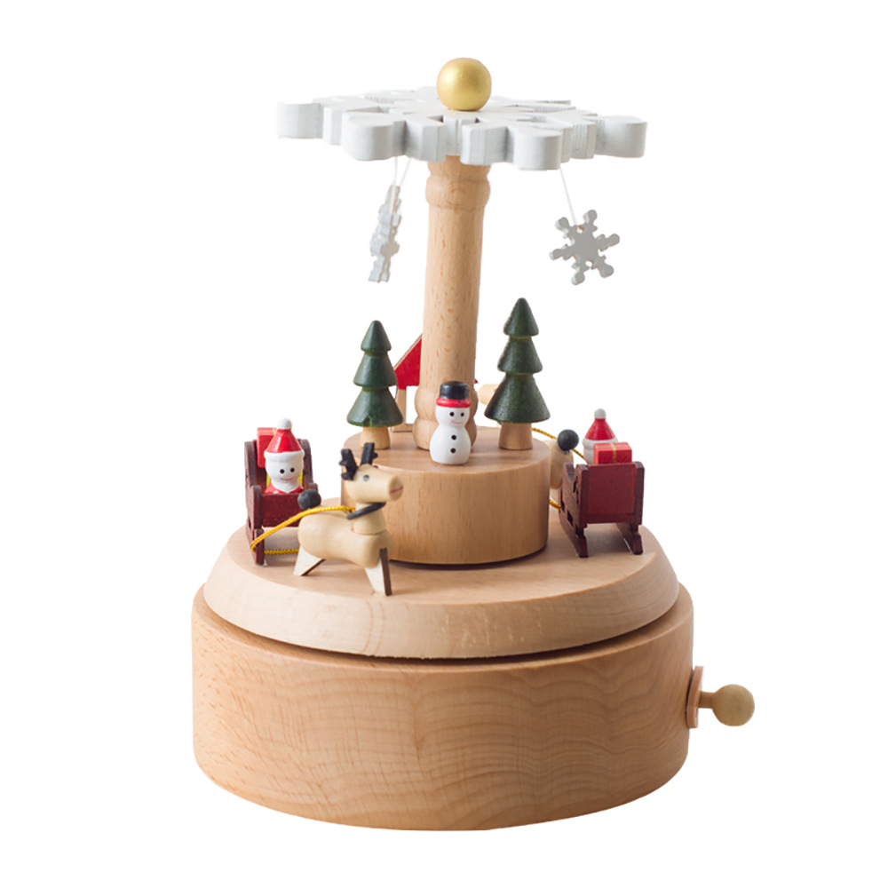 Wooden music music box, (Physicals), christmas gift, Birthday gift 5