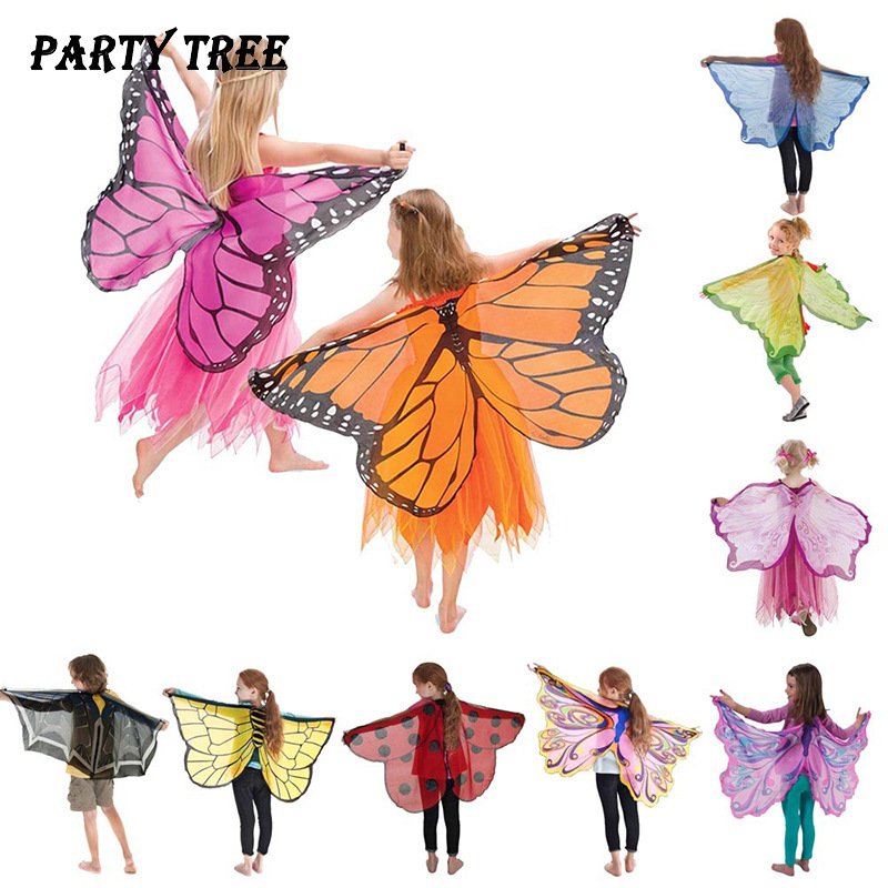 Halloween Cloak Children Butterfly Elf Angel Wings Children's Day Christmas Stage Performance Clothes