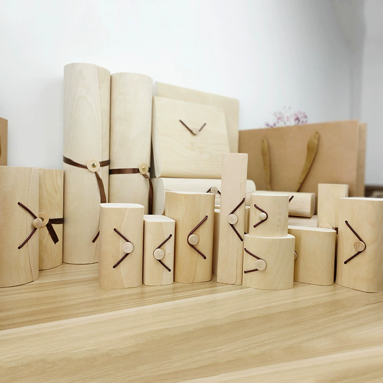 Деревянная шкатулка из точечной коры, цилиндрическая пробковая кожаная шкатулка для визитных карточек, деревянная шкатулка в стиле ретро, шкатулка для драгоценностей, коробка для чайного ликера