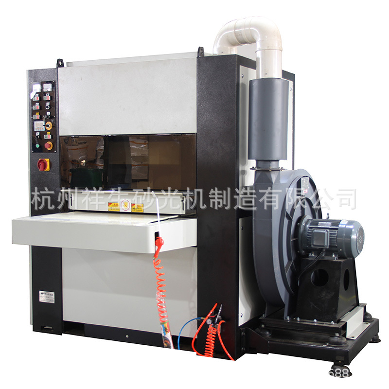 祥生牌 双磨丝辊 钣金去毛刺和边缘圆角机 真空台SP800