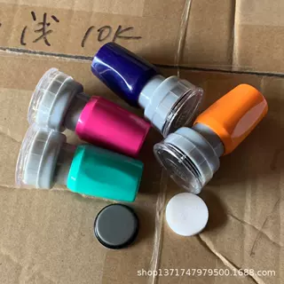 定制卡通圆形印章材料TH教师鼓励印章材料免封边小圆形印章