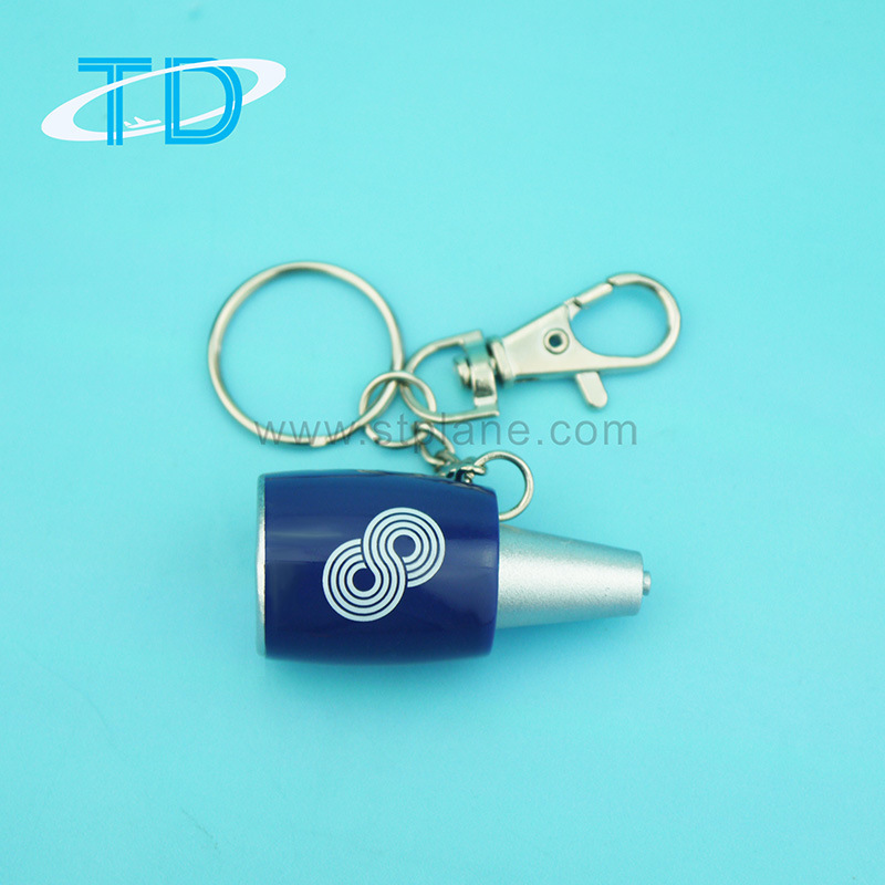 Promotional Small Gift Airplane Engine Keychain Oropa Aviation Creative Business Souvenir