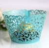 Factory Direct Selling Cake Paper Edge Laser Hollow Vine Cup Camera White Beads Bauhinia Cross -border Spot