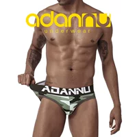 Мужские трусы Adannu sex камуфляжные хлопковые, ажурные сексуальные, с вырезами на ягодицах, комфортные AD142