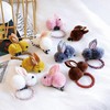 Rabbit, plush cute fresh brand hairgrip, internet celebrity, Korean style