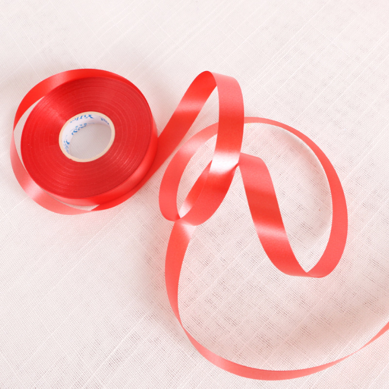 Fabricante al por mayor accesorios de globo 30 metros cinta de plástico anillo decoración cinta globo cinta