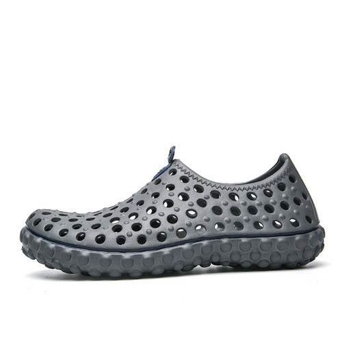 New Fashion Water-Resistant Cool Breathable Beach Men's Shoes with Cap Toe Slip-On Bird's Nest Hole Shoes 2255