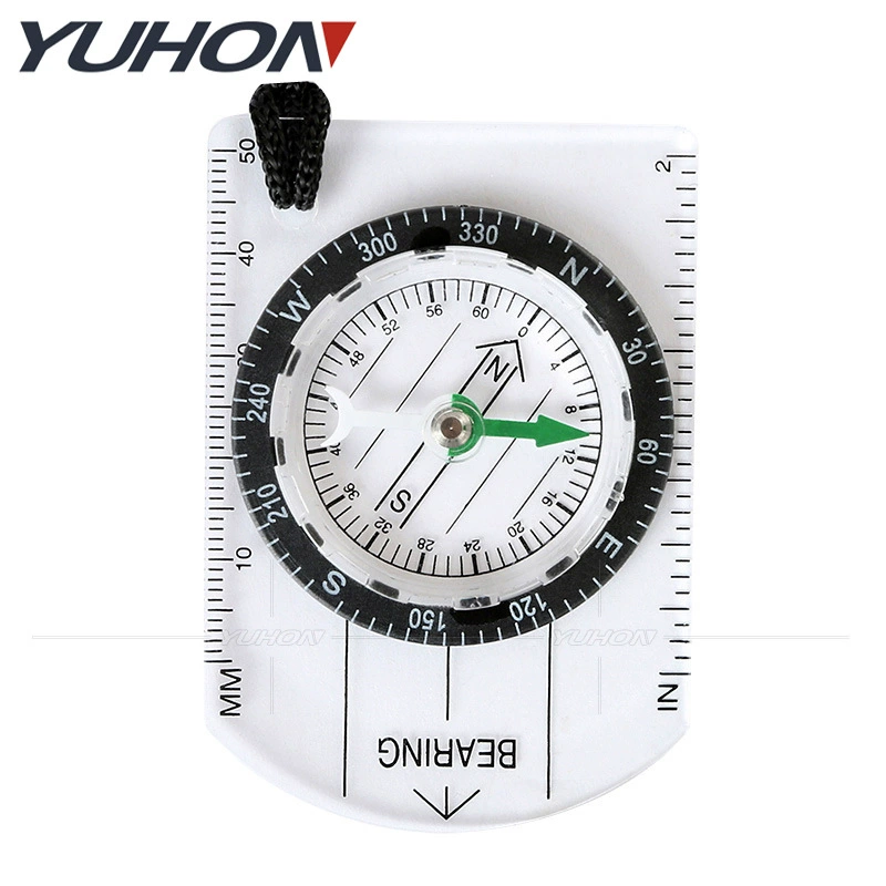 Прозрачная наружная сильная Магнитная Карта шкала Северная игла направленная наружная беговая дорожка Альпинизм рисунок компас