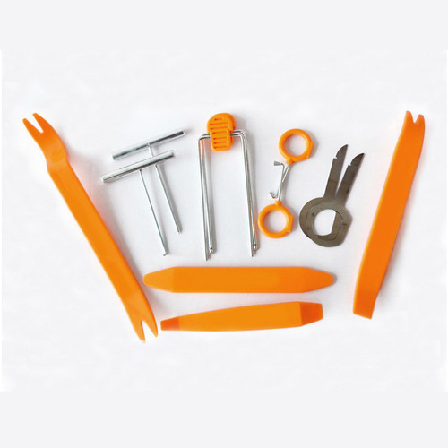 12 pieces of disassembly and assembly tools for car modification, car audio crowbar, interior door panels, plastic rocker panels, navigation upgrade