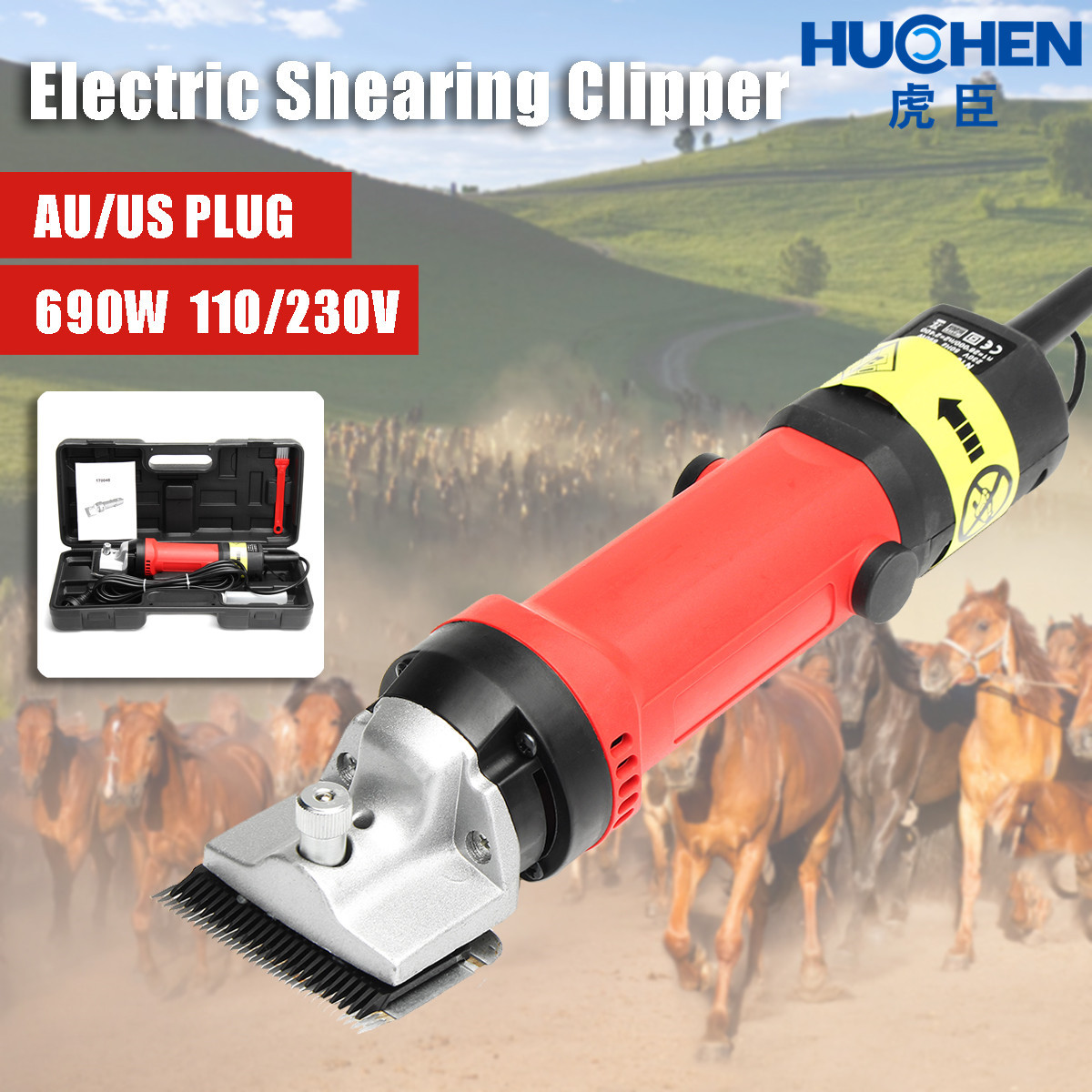 Huchen eléctrico caballo pelo Clipper eléctrico Clipper camello pelo Clipper mascota máquina de corte de pelo