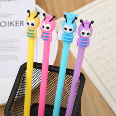 Liujin Creative Stationery Bee Gel Pen High Quality Office Water-based Signature Pen Cute Cartoon Student Gel Pen Factory