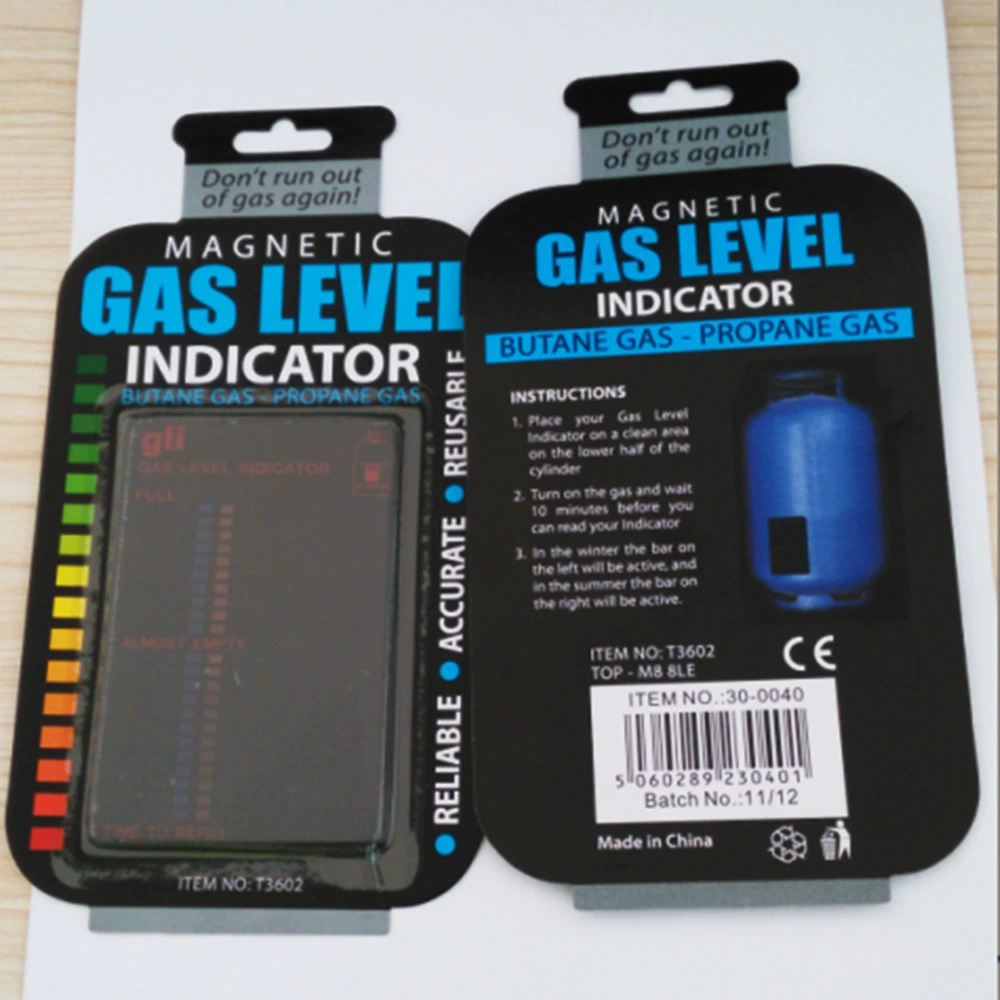 Поставка остаточного газа измерительная карта Магнитная жидкокристаллическая температура чувствительный цвет давления газа измерительная ручка для измерения остаточного газа