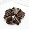 Brown satin hair circle