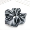 Smoke gray satin hair circle