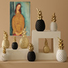 Scandinavian golden creative ceramics for living room, decorations, jewelry, simple and elegant design, light luxury style